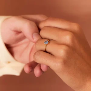 ANILLO ABHIJIT BAÑADO EN ORO