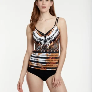 Savanna Stripe Tankini Set