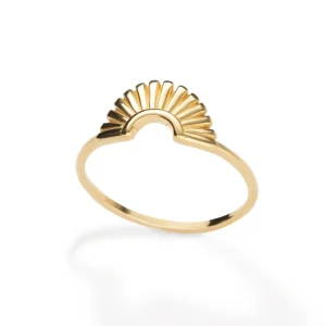 ANILLO CURIYAN BAÑADO EN ORO