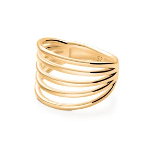 ANILLO LAINEN BAÑADO EN ORO