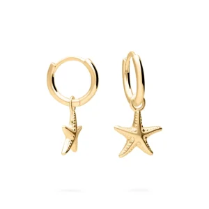 PENDIENTES PAVANA (12MM) BAÑADOS EN ORO