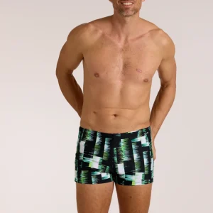 Glitch Print Shorts